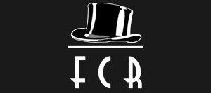 Top hat with the FCR logo beneath it.