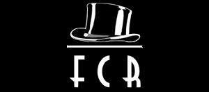 Top hat with the FCR logo beneath it.